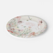 Whimsical Waterverf Fairy 1e Verjaardag Papieren Bordje (Gekanteld)