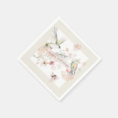 Whimsical Waterverf Fairy Happy Birthday Servet (Hoek)