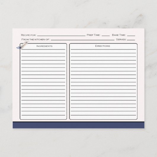 Whimsical Waterverf Feathers en Uil Recept | Briefkaart (Achterkant)