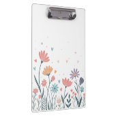 Whimsical Waterverf Floral Klembord (Rechts)