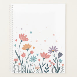 Whimsical Waterverf Floral Notitieboek