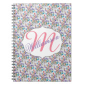 WHIMSICAL WATERVERF FLORAL PATTERN NOTITIEBOEK (Voorkant)