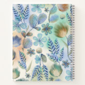 Whimsical Waterverf Florals Notitieboek (Achterkant)