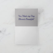 Whimsical Waterverf Flowers Floral Bedankkaart (Binnen)