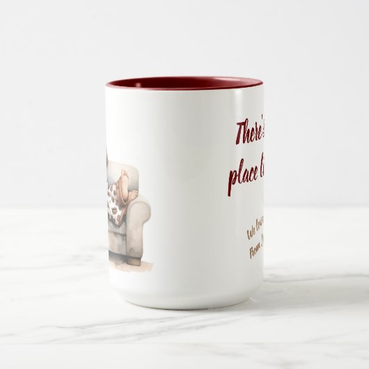 Whimsical Waterverf Gnome Gift Mok (Midden)