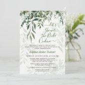 Whimsical Waterverf Greenery Online Vrijgezellenfe Kaart (Staand voorkant)