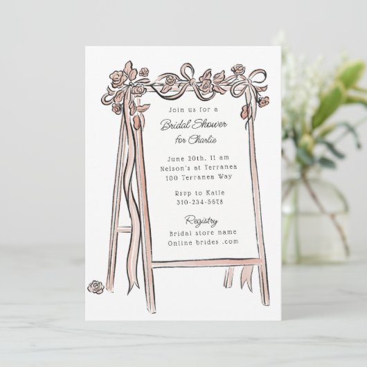 Whimsical Waterverf Hand-getrokken Teken Vrijgezel Kaart (Staand voorkant)