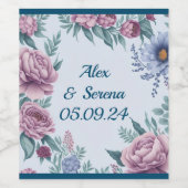 Whimsical Waterverf Lijst Stickers (Enkel label)