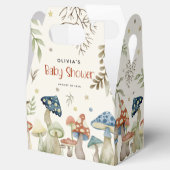 Whimsical Waterverf Mushroom Baby shower Bedankdoosjes (Geopend)