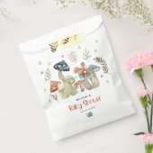 Whimsical Waterverf Mushroom Baby shower Bedankzakje (Gezegeld)