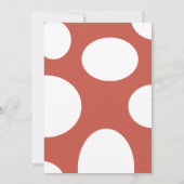 Whimsical Waterverf Mushroom Baby shower Kaart (Achterkant)