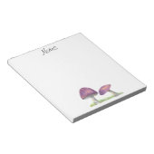 Whimsical Waterverf Mushroom Notepad Notitieblok (Schuin)