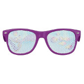 Whimsical Waterverf Onder het Zee Zeemeermin Parti Kinder Zonnebril (Voorkant)