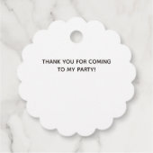 Whimsical Waterverf Pilot Teddy Bear Bedankjes Labels (Achterkant)