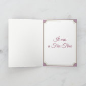 Whimsical Waterverf Pink Butterfly BEDANKT (Binnen)