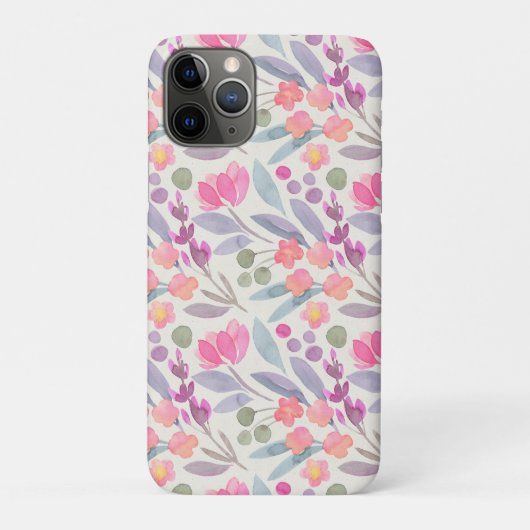 Whimsical Waterverf Pink Case-Mate iPhone Case (Achterkant)
