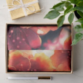 Whimsical Waterverf Pink Cherry Blossoms Tissuepapier (Geschenk)