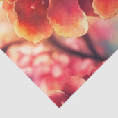 Whimsical Waterverf Pink Cherry Blossoms Tissuepapier (Detail)