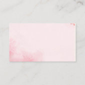 Whimsical Waterverf Pink Dragon Books voor Baby Informatiekaartje (Achterkant)