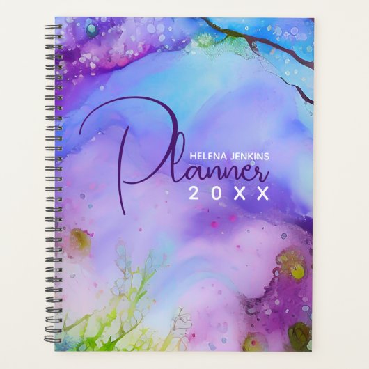 Whimsical-Waterverf Planner (Voorkant)