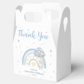 Whimsical Waterverf Rainbow Baby shower Bedankdoosjes (Geopend)