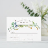 Whimsical Waterverf RSVP (Staand voorkant)