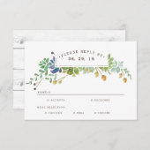 Whimsical Waterverf RSVP (Voorkant / Achterkant)