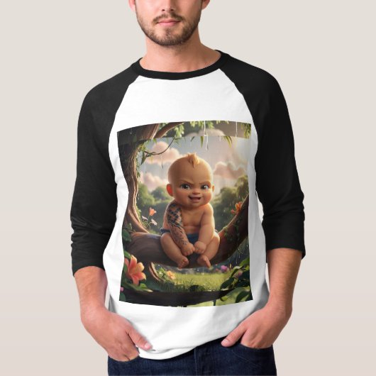 Whimsical Waterverf T-shirt (Voorkant)