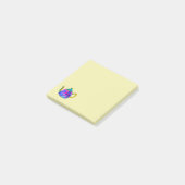 Whimsical waterverf teapot post-it® notes (Schuin)