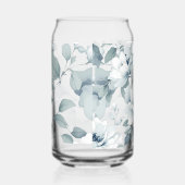 Whimsical Waterverf Tuin Bloemenpatroon Blikvorm Glas (Rechts)