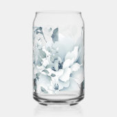 Whimsical Waterverf Tuin Bloemenpatroon Blikvorm Glas (Links)