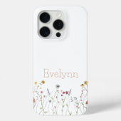 Whimsical Waterverf Wildflower Case-Mate iPhone Case (Achterkant)