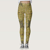 Whimsical Waves: Kleurrijke Leggings Perfect voor (Voorkant)