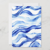 Whimsical Waves Nautical Boy Baby shower Kaart (Achterkant)