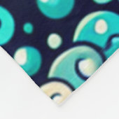 "Whimsical Waves Venster" Fleece Deken (Hoek)