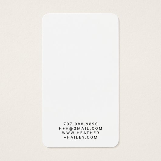 Whimsical Wavy Border Display Kaart (Achterkant)