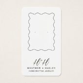 Whimsical Wavy Border Display Kaart (Voorkant)