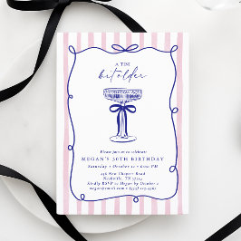 Whimsical Wavy Lijst Tini Bit Ouder 30ste Verjaard Kaart