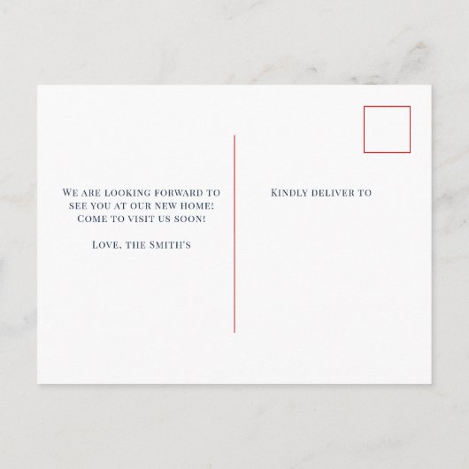 Whimsical We hebben de opwarming van het huis verp Aankondigingskaart (Achterkant)