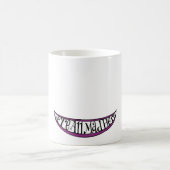 Whimsical We zijn allemaal Mad Hier Smile Mok (Center)