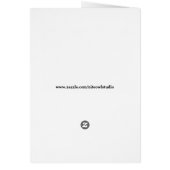 Whimsical Wedding Bedankt | Floralen, Folie FAUX (Achterkant)