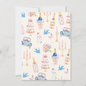 Whimsical Wedding Chateau Mansion Kaart (Achterkant)