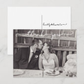 Whimsical Wedding Dank u Briefkaart (Voorkant / Achterkant)