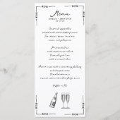 Whimsical Wedding Menu (Voorkant)