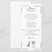 Whimsical Wedding Menu (Voorkant / Achterkant)