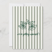 Whimsical Wedding Suite, Wavy Uitnodiging (Achterkant)