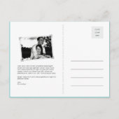 Whimsical Wedding Uils Tree Branch Sla de datum op Aankondigingskaart (Achterkant)