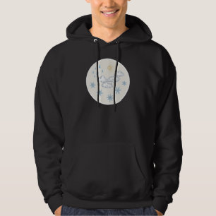 Whimsical Weer Iconen – Zon Wolken Regen en Sneeuw Hoodie