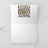 Whimsical Weirdos Birthday Bash Kaart (Binnen)