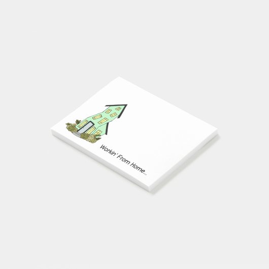 Whimsical-werk van zelfklevende notities post-it® notes (Schuin)